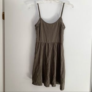 OLIVE GREEN FOREVER 21 DRESS